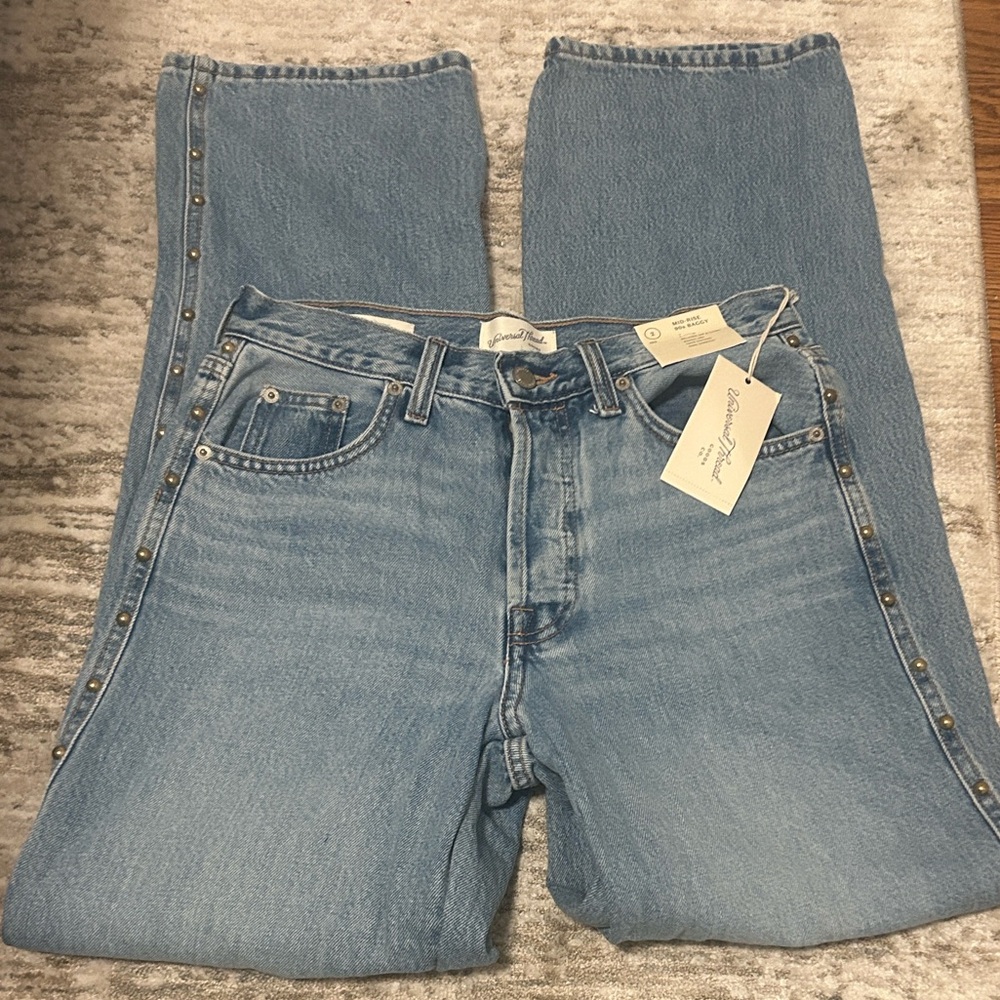 Studded jeans